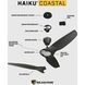 Haiku Coastal 52 inch White Outdoor Ceiling Fan with light